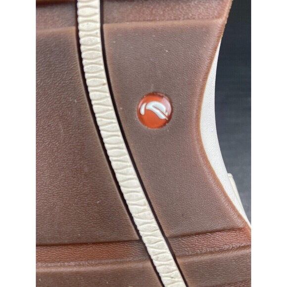 Clarks Un Adorn Ease 8 M Womens‎ Beige Leather Strap Sandals Comfort Casual Used - Picture 16 of 16